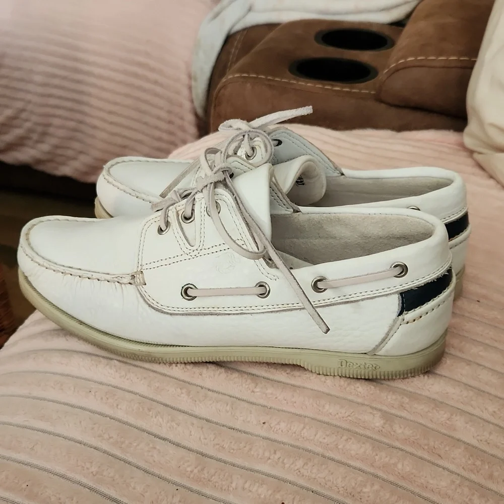 Dexter leather deck shoes